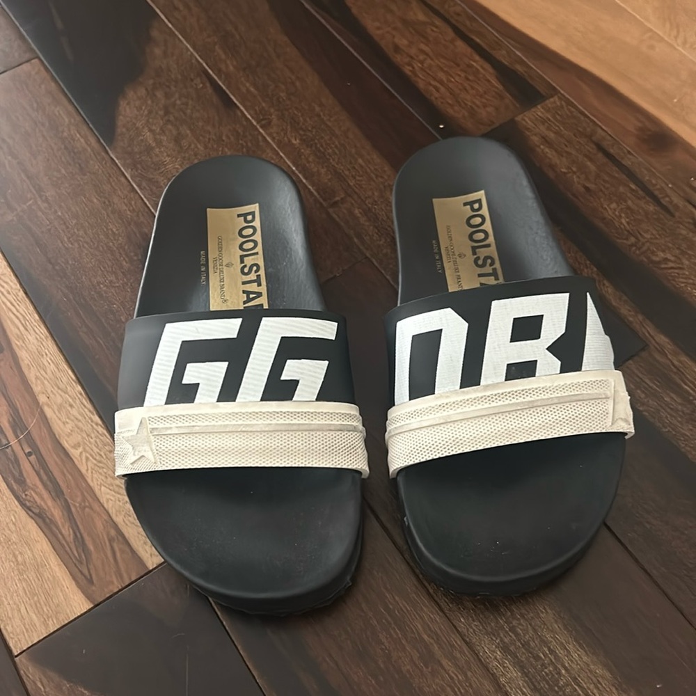 Womens Golden Goose Pool slides